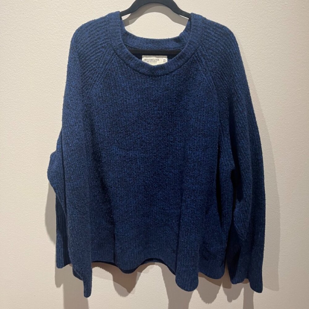Abercrombie Blue Knit Sweater XXL